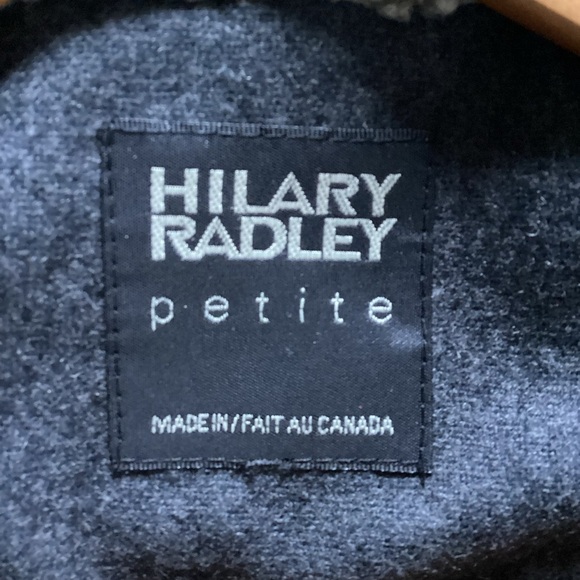 Hilary Radley Wool Coat Brown Size Large - Picture 5 of 10